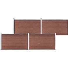 vidaXL Garden Fence WPC 699x106cm Privacy Patio Barrier