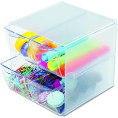 Paper Storage & Desk Organizers Deflecto Cube Tidy Four Drawer