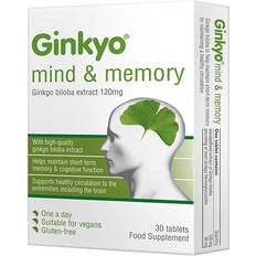 Ginkgo biloba 120mg Ginkyo Mind & Memory Ginkgo Biloba 120mg One a Day