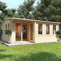 Small Cabins BillyOh Kent Garden Office 4x3m 44mm (Building Area )