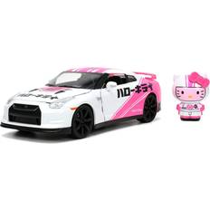 Sanrio Hello Kitty Tokyo Speed 2009 Nissan GT-R R35 1:24 Scale Die-Cast Metal Vehicle with Figure