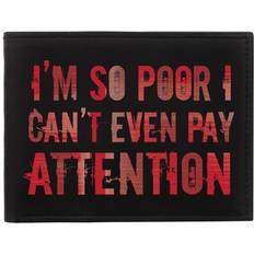 Grindstore So Poor I CanÂ´t Even Pay Attention Bi-Fold Wallet