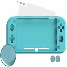 Nintendo switch silicone Nuwa Android - Non-slip Silicone, Blue + 2 Handles + Foil Screen Protector for Lite