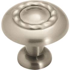 Amerock Inspirations Round Cabinet Knob 1-1/4 in. D in. Satin