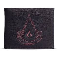 Difuzed Creed Red Crest Logo Bi-fold Wallet Black/Brown