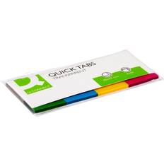 Multicolore Memo Q-CONNECT Quick Tabs 25x45mm 160-pack