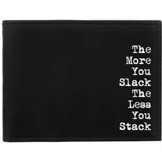 Grindstore The More You Slack Bi-Fold Leather Wallet