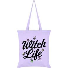 Violetti Kangaskassit Grindstore Witch Life Tote Bag