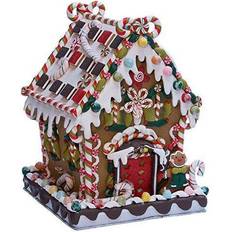 Metal Decoraciones Kurt Adler Claydough and Metal Candy House Decoración 22cm