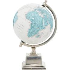 White Globes Deco 79 Traditional Globe 8"