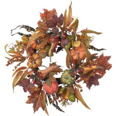 Flowers Nearly Natural Pumpkin & Wreath MichaelsÂ®