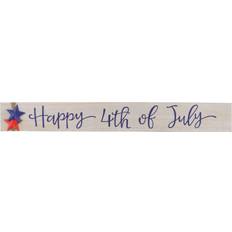 Interior Details National Tree Company 19" Patriotic Happy 4th of July Tabletop Decoration