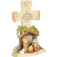 Precious Moments Glory to God Nativity Cross Figurine 8"