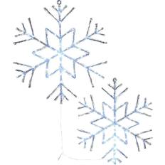 National Tree Company Star Ice Crystal Snowflake Decoration 61.6cm 2pcs