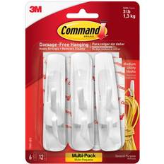 3M Command Medium Utility Hooks Pack Picture Hook