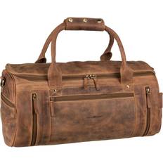 Greenburry Reisetasche Weekender Leder braun antik VINTAGE 1657 Shop