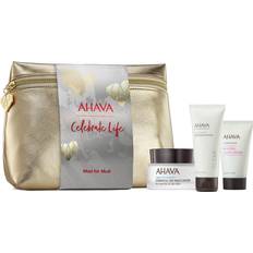 Ahava Geschenkboxen & Sets Ahava Facial Time To Hydrate Gift Set Essential Day Moisturizer Purifying Mud Mask Hand Cream