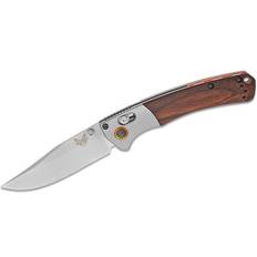 Wooden Grip Knives Benchmade 15085-2 Mini Crooked River Hunting Knife