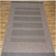 Sisal Peyno Tæppe 200x290 Sort, Beige cm