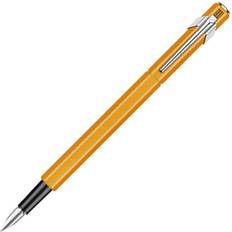 Orange Fyldepenne Caran d’Ache Caran d`Arche Fountain pen 849 Fluo Line, F, orange
