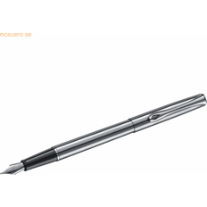 Diplomat Fountain pen Traveler, F, steel/silver