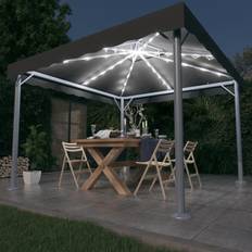 vidaXL Gazebo with String Lights