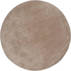 Undra matta Venture Design Undra Viscose Carpet ø200 Beige, Natur