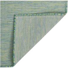 Carpets & Rugs vidaXL turquoise, Flatweave Rug Stripes Black, Green, Turquoise