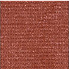 vidaXL Paravento da Balcone Terracotta 75x500 cm in HDPE - Marrone