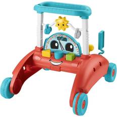 Chariots de Marche pour Bébé Mattel Trotteur à 2 côtés, Rythme Stable et Réguliertrotteur interactif inspiré des voitures, Version: Anglais, UK Italien Portuguese Espagnol, Castillan, HJP46