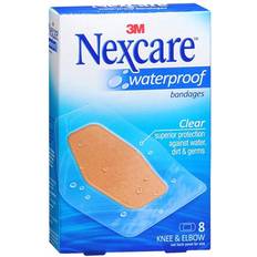 3M Första hjälpen-kit 3M Nexcare Clear Waterproof Knee & Elbow Bandages 8-pack