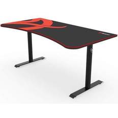 Arozzi Arena 63 in. Rectangular Black Computer/Gaming Desk with Full Surface Desk Mat, Cable Management, Cutouts