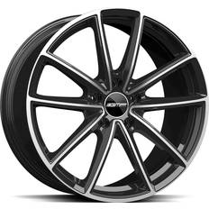 20 pulgadas - 5/112 Llantas de coche GMP Titan Black Diamond 11x20 5/130 ET65 Ã71,6 R14