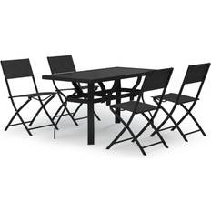 vidaXL 3102923 Juego de comedor de patio, 1 Mesa incl. 4 Sillas