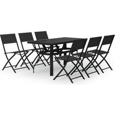 vidaXL 3102924 Set da pranzo per patio, 1 Tavolo incluso 6 Sedie