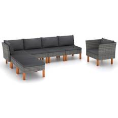 vidaXL 3082081 Outdoor Lounge Set, Table incl. 1 Chairs & 4 Sofas