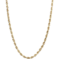 Macy's Gold Necklaces Macy's Cut Rope Chain - Gold