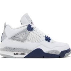 Jordan 4 navy blue yellow online