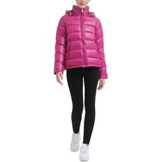 Guess Winter Jackets Guess Women's Hooded Puffer Jacket - Hot Pink