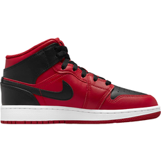 Nike Air Jordan 1 Mid GS - Gym Red/Black/White