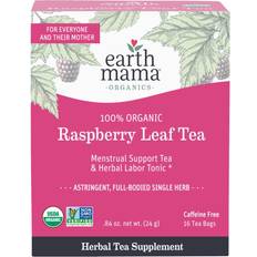 Raspberry leaf tea Earth Mama 100 % Raspberry Leaf Tea Caffeine