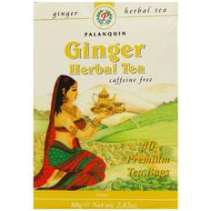 Food & Drinks 40 Palanquin Ginger Tea Bags Herbal Tea