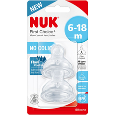 First Choice+ Size 2 Silicone Teat Flow Control 2-pack