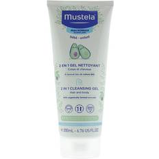 Transparent Baby Skin Mustela Washing Gel for Body & Hair for Kids 200ml