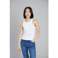 Munthe Geripptes Peach Top T-Shirt