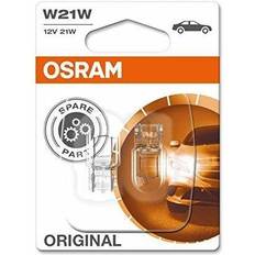 E14 Lampade alogene Osram W3x16d Automotive Incandescent Lamp, Clear, 12 V