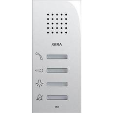 Gira Türklingeln Gira 125003 Surface-Mounted Home Station Profile 55 Pure White Glossy