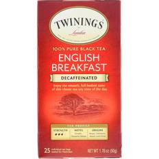 Food & Drinks Twinings of Londonï¿½ Classic Decaffeinated English Breakfast Tea Bags, Carton Of