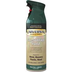Rust-Oleum Green Paint on sale Rust-Oleum AE0160012E8 Universal All Surface Racing Gloss Spray Wood Paint Green 0.4L