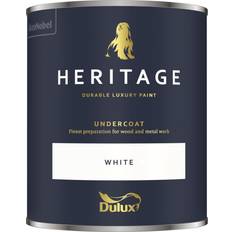 Dulux Trade Metal Paint - White Dulux Trade Heritage Quick Dry Primer Undercoat Metal Paint White 0.75L